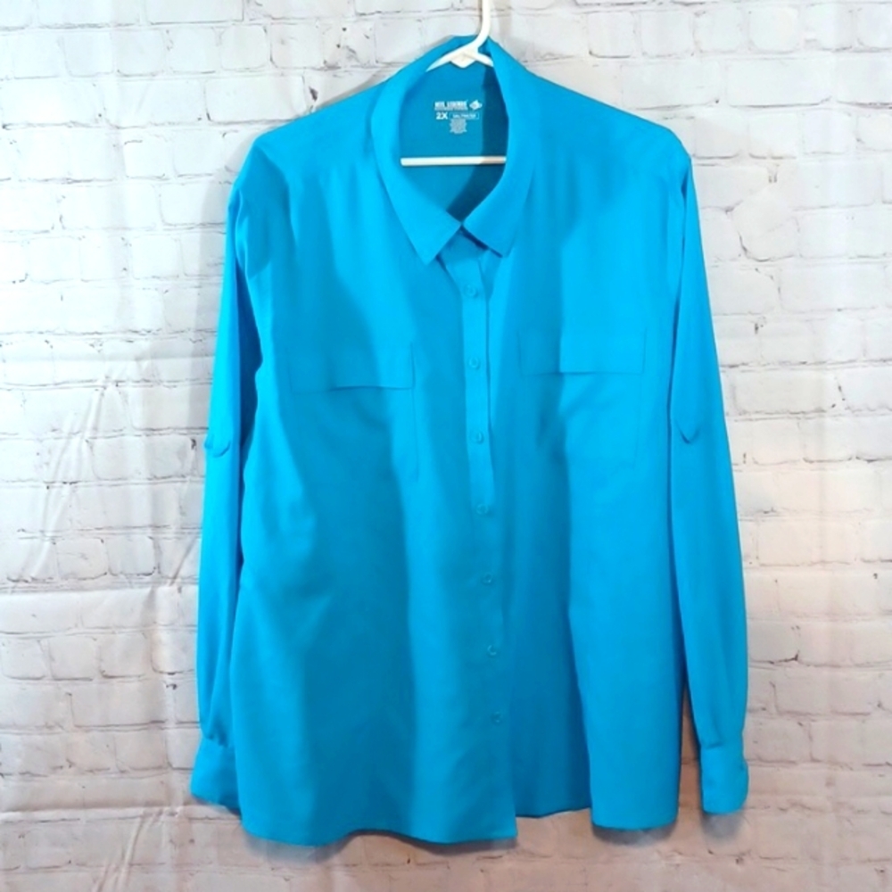 Womans Reel Legend Vented Sport Shirt Long Sleeve 2XL